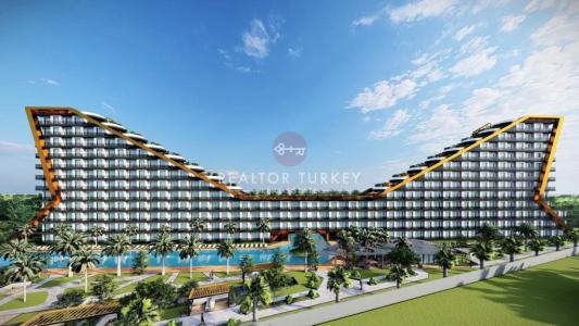 1 room apartment  for sale in Yenbey, Turkey for Price on request - listing #1248900, 55 mt2, 1 bedrooms